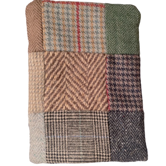 HANNA HATS➕Donegal Tweed Patchwork Bag - Picture 3 of 8